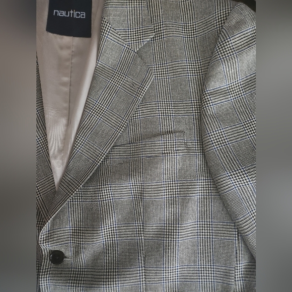 Men's Nautica 42L Houndstooth Suit Jacket - Picture 5 of 13